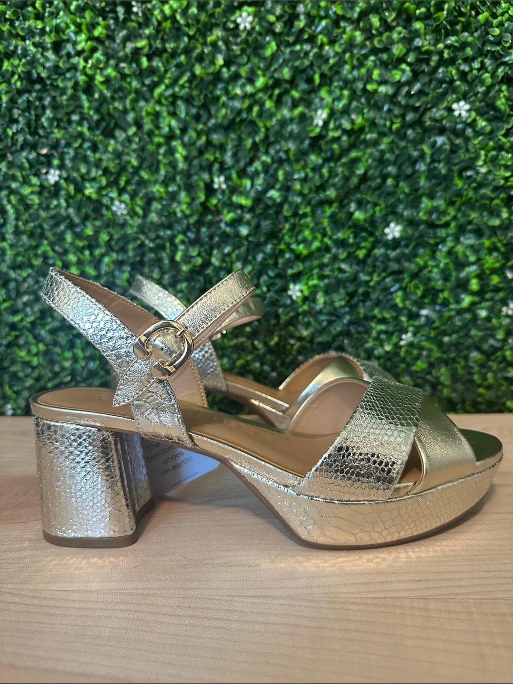 Aerosols Cosmos Platform Sandals #14 - Picture 4 of 7